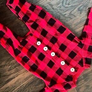 Charming checkered one piece